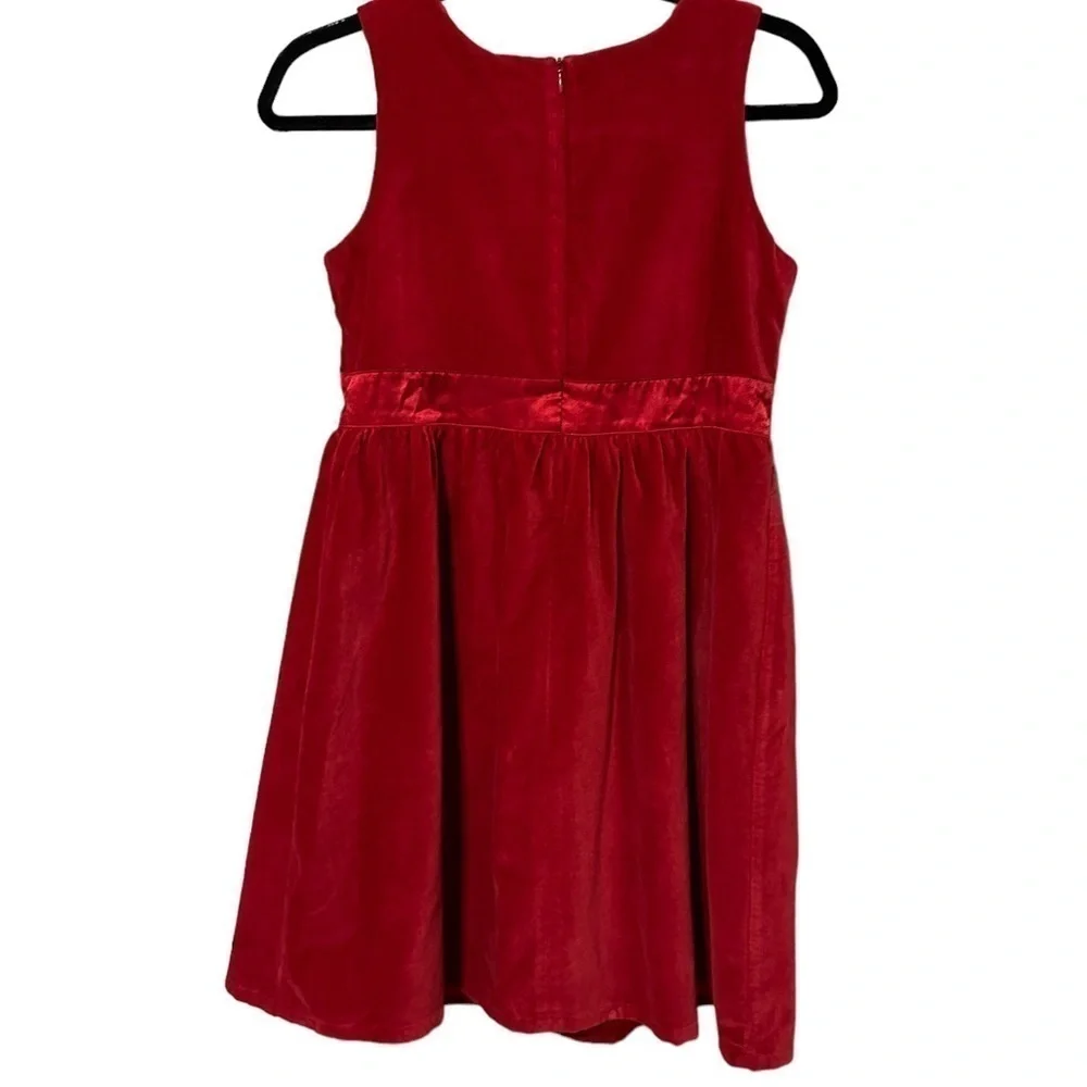 Gap Red Velvet‎ Fit and Flare Dress Size 12